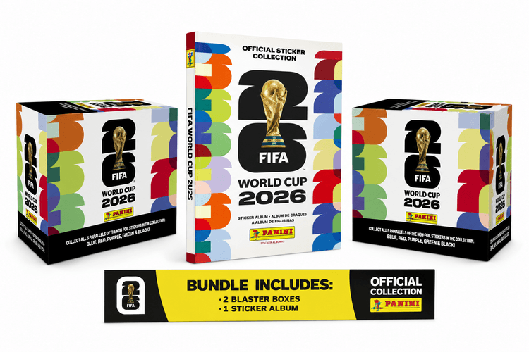 PANINI | FIFA World Cup 2026™ | Sticker Collection Bundle – 2 Blaster Boxes + 1 Hardcover Album